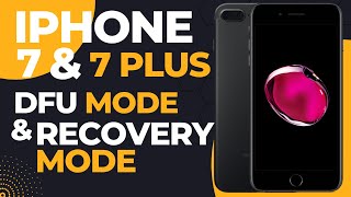 iphone 7 amp 7 plus DFU Mode and Recovery Mode  force restart iphone 7 amp 7 plus [upl. by Yreva]