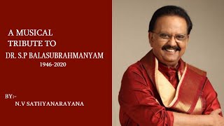 Manasa Sancharare  Sankarabharanam A flute cover by NV Sathyanarayana  Tribute to Dr SPB [upl. by Alema834]