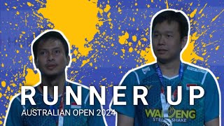 Runner Up HendraAhsan Runner Up Australian Open 2024 HeRen Juara di Sektor Ganda Putra [upl. by Noreen]