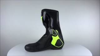 Dainese Torque D1 Out Black Yellow Boots  Champion Helmets [upl. by Giarg740]