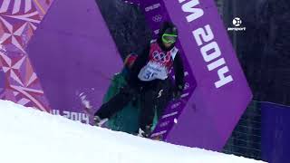 Jossi Wells  Halfpipe Sochi 2014 [upl. by Aierdna]