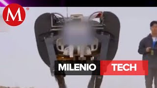 China presenta robot cuadrúpedo gigante  Milenio Tech [upl. by Zorana]