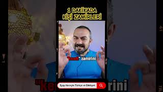 1 DAKİKADA KİŞİ ZAMİRLERİ [upl. by Dott612]