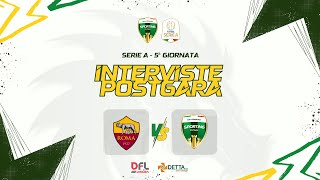 🎙𝐈𝐧𝐭𝐞𝐫𝐯𝐢𝐬𝐭𝐞 𝐩𝐨𝐬𝐭𝐠𝐚𝐫𝐚 ➡️ Roma 1927 🆚 Sporting Sala Consilina [upl. by Mya756]