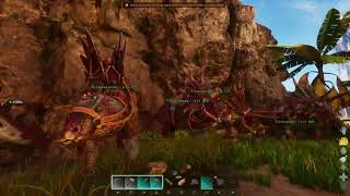 Ark Ascended PVE SandDragons [upl. by Eladnar]