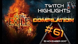 Path of Exile highlights  Day 3 and 4 Turmoil Race Event  poe rips RNG Close Calls 61 [upl. by Ayiram]