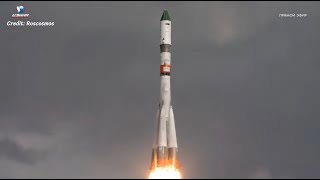 Soyuz 21a Launches Progress MS28 Cargo Spacecraft to the ISS [upl. by Arehc]