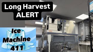 Manitowoc ice machine long harvest alert [upl. by Harbird678]