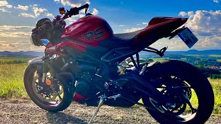 October ride with Triumph Street triple 765 rs [upl. by Bocyaj268]