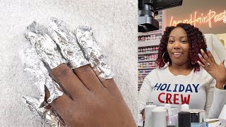 🔴 Removing My Dip Nails LIVE and QampA [upl. by Anaeel581]