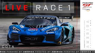 LIVE  Race 1  Circuit of The Americas  Fanatec GT World Challenge America powered by AWS 2024 [upl. by Eerdna]