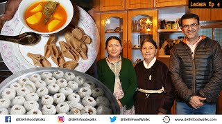 Forgotten Food of Ladakh  Paktsa Markhu sweet aata dumplings  Meat Chhutagi  JUICY Mutton Momo [upl. by Assirralc]