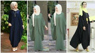 Latest Maxi Dresses with Hijab Style  Latest Abaya  Burkha Designs Dubai style Abaya designs [upl. by Arluene]