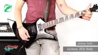 Jackson JS32 Rhoads vs Kelly vs Warrior vs King V  demo multitest review comparison ENG subs [upl. by Hutchings49]