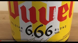 Duvel 666 Blond  デュベル 666 Beer Review 960 [upl. by Fran681]