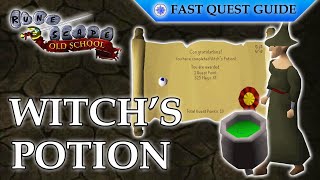 Witchs Potion Quest  OSRS Quick Guide 2023 [upl. by Jb]