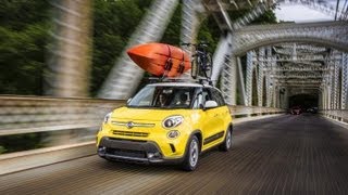 2014 Fiat 500L Trekking Revealed Inside and Out [upl. by Suinuj]