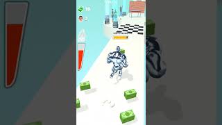 blue man bodybuilder vs Silverman game short video cartoon video shorts gaming gameplay [upl. by Docila]