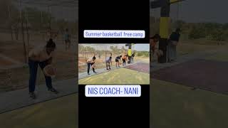 basketball summer camp in Chandur NIS COACH NANI [upl. by Aiynat]