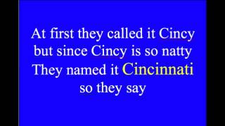 CINCINNATI SONG [upl. by Nylrem45]