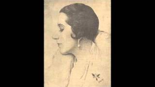 Spanish Soprano Lucrezia Bori  Ah non credea mirarti 1913 [upl. by Reinald607]