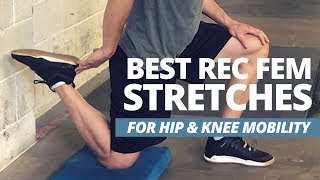 2 Exercises for the Best Rectus Femoris Stretch [upl. by Shelman]