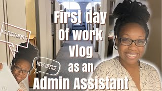 First day of work vlogCome to work with me95 admin vlogBKnotty firstdayofwork cometoworkvlog [upl. by Kcirdor]