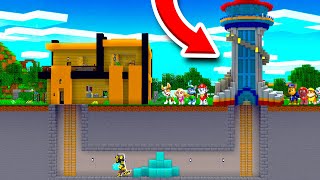 TROLLEO A PAW PATROL CONSTRUYENDO UN TÚNEL SECRETO A LA CASA DE PAW PATROL EN MINECRAFT 😱 [upl. by Anrapa337]