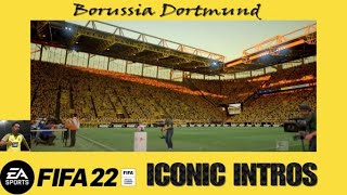 FIFA 22 quotHEJA BVBquot Borussia Dortmund Anthem Introduction [upl. by Esalb]