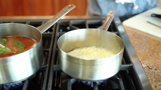 Tomato amp Basil Risotto  Making Good Food [upl. by Enrahs635]