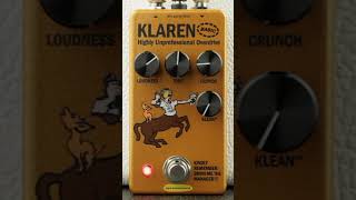 Eddie Rifkind Effects  Klaren Basic Highly Unprofessional Overdrive  Pedal Demo [upl. by Surad]