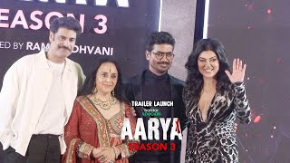 Aarya Season 3 Trailer Launch Complete Video  Sushmita Sen Ila Arun Sikander Kher Vikas Kumar [upl. by Anitsej]