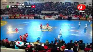 Tunisie vs Algerie Final CAN HandBall 2012 2eme mitemps [upl. by Yanel]