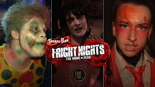 Thorpe Park FRIGHT NIGHTS Press Night VLOG 2023  INSIDE THE SCARE MAZES [upl. by Eissirk852]