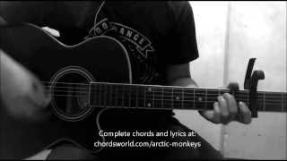 Do I Wanna Know Chords by Arctic Monkeys  How To Play  chordsworldcom [upl. by Sverre]