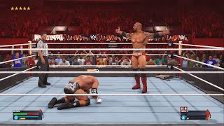 BATISTA VS TRIPLE H WRESTLEMANIA 35 NO HOLDS BARRED [upl. by Alvis]