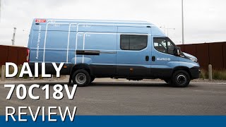 IVECO Daily 70C18V 2018 Review  trucksales [upl. by Owades]