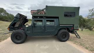 1994 Hummer H1 Overlander Camper Walk Around [upl. by Inimak]