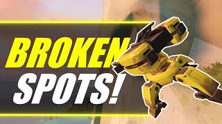 9 Broken Torbjörn Turret Spots Overwatch 2 [upl. by Ash]