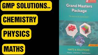 GMP SOLUTIONS FIITJEE STUDY MATERIAL [upl. by Narret261]