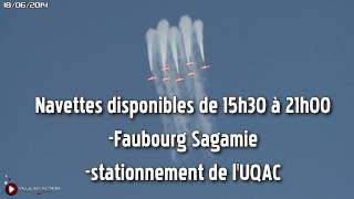 Conseils pratiques pour le spectacle aérien de La Baie [upl. by Booze]