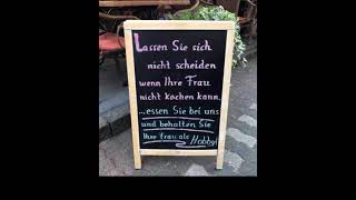 Schild quotRestaurantquot [upl. by Rouvin]