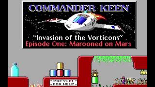 Commander Keen 1  Speedrun [upl. by Adihsaar]