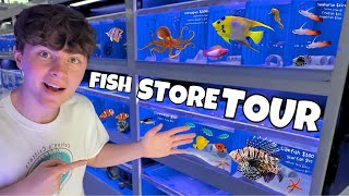 VISITING THE LARGEST SALTWATER AQUARIUM STORE Full Tour [upl. by Dar237]