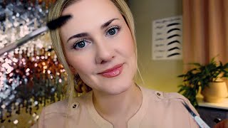 Detailed Brow Shaping amp Tinting 🖊 ASMR Closeup Whisper [upl. by Ardell]