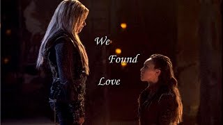 Lexa  Clarke  We found love 3x07 [upl. by Hardner699]