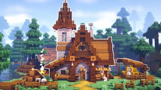 Minecraft  How to Build a Medieval House [upl. by Teague]