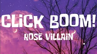 ROSE VILLAIN  CLICK BOOM TESTO  LYRICS SANREMO 2024 [upl. by Steddman]