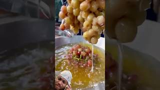 Turning Deep Fried Grapes into Real Grape Juice 🍇🤔 A Recipe You Need to See Shorts FoodHacks [upl. by Dragon]