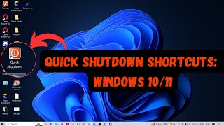 Quick Shutdown Shortcuts Windows 1011 [upl. by Mcferren]